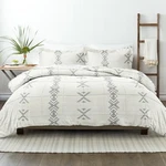 Urban Stitch Pattern Comforter Set By Kaycie Gray Fashion Hypoallergenic. Fixed Price $73.99.