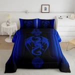 Feelyou Blue Dragon Comforter Set Gradient Ombre Teens Women Bedding. Fixed Price $108.05.