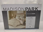 Madison Park Maisie Khaki 12 Piece Queen Jacquard Comforter Set With Bed Sheets. Fixed Price $114.99.
