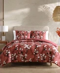 Hallmart Collectibles Watercolor Blossoms 2-PC. Twin Red Comforter Sets. Fixed Price $25.20.