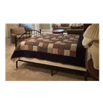 Likenew Queen Bed Set Premium Simmons Beautyrest Mattress Box Spring Metal Frame. Fixed Price $220.00.