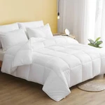 Dwr 100% Cotton Fabric Covered Down Alternative Comforter Full/queen, Ultra-s.... Fixed Price $77.30.