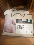 Frye 2" Solid Channel Luxury Faux Fur Comforter 3 Piece Queen Set Beige. Fixed Price $125.00.