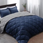 Basic Beyond Queen Comforter Set - Navy Blue Size. Fixed Price $80.25.