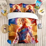 Club Captain Marvel 3D Print Duvet Quilt Doona Covers Pillow Case Bedding Sets. Fixed Price $62.56.
