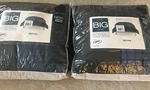 Lot Of 2 The Big One Twin Sz. Down Alternative Blue Plaid Reversible Comforters. Fixed Price $90.00.