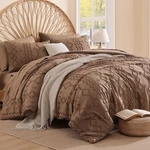 Amberspace King Size Comforter Set (104"X90"), Brown-geometric Boho. Fixed Price $144.99.