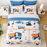 Jameswish 7 Pieces Boys Comforter Set Full Size Excavator Bedding Cartoon. Fixed Price $87.68.