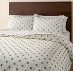 Full/queen Clip Dobby Comforter Green - Hearth & Hand With Magnolia New. Fixed Price $90.00.
