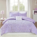 Zone Rosalie Comforter Ultra-soft Microlight Plush Metallic Printed Hearts. Fixed Price $80.89.