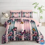 Lneffble 7 Piece Pink Butterfly Comforter Set Queen Women Bedding. Fixed Price $67.51.