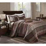 Madison Park Dartmouth 5 Piece Reversible Jacquard Bedspread Set (queen). Fixed Price $90.00.