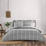 Ugg Callie Washed Yarn Dyed Cotton Duvet Set King Size Gray. Fixed Price $63.00.