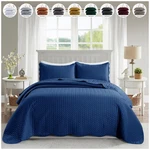 Luxury Cooling Comforter Bedding Set Quilted Coverlet Bedspread Throw King. Fixed Price $26.21.
