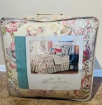 Rose Tree Coventry Queen Comforter 4PC Pink Floral Cotton New $400. Fixed Price $278.00.