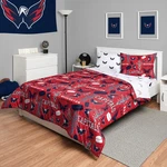 Foco Washington Capitals Nhl Team Comforter Bedding 5 Piece Set Full. Fixed Price $39.99.