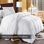 Royal Hotel 750 Fill White Goose Extra Warmth Down Comforter 500 Thread Count. Fixed Price $369.99.