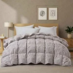 Oversized Boho Style Paisley Flower Print Down Comforter, King Queen Bed Blanket. Fixed Price $101.99.