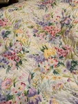 Vintage Croscill Bedding Comforter Emma Floral Handmade Quilted Queen Ooak. Fixed Price $169.95.