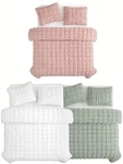 Bhf Laurel 3-PIECE Puff Revers Comforter Set, King 1796188 Multi Colors 102"X92". Fixed Price $189.95.