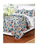 The Lakeside Collection Campsite Quilt Set With Retro Camping Print... Fast Ship. Fixed Price $59.99.