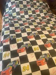 Jeff Gordon Twin Comforter By Hot Tracks. Fixed Price $25.00.