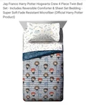 Jay Franco Harry Potter Hogwarts Crew 4PC Twin Bed Set New - Htf Pattern. Fixed Price $50.00.