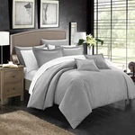 Chic Home 5 Piece Khaya Down Alternative Jacquard Striped Twin Comforter Set. Fixed Price $27.93.