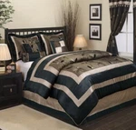 Luxury Textured Pastora 7-PIECE Comforter Set King Size. Fixed Price $153.94.