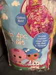 Lalaloopsy 4 Twin Bedding Set New Comforter Fitted And Flat Sheet Pillowcase. Fixed Price $159.99.