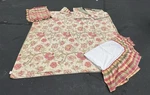 Rose Tree Home Summerton Queen Duvet Cover Skirt 2 Shams 1 Throw Euro. Fixed Price $375.00.
