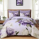Dobuyly Purple King Size Comforter Set 7 Piece Bed Bag, Floral Printed O.... Fixed Price $75.81.