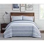 Brooklyn Loom Comforter Set Cotton Striped Yarn Dyed, Blue, Twin/twin Extra Long. Fixed Price $25.99.