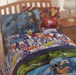 4 Pc Marvel Avengers Assemble Twin Comforter & Sheet Set Nip. Fixed Price $106.25.