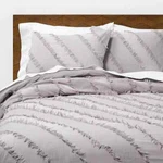 Opalhouse Diagonal Textured Duvet & Sham Cover Set Gray. Fixed Price $34.99.
