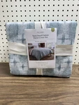 New Threshold Yarn Dye Ikat Duvet Cover W/sham Set 100% Cotton Blue Full/queen. Fixed Price $29.99.