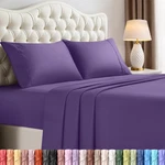 Utopia Bedding Size Set 4 Piece Sheets, Queen, Egg Plant. Fixed Price $41.00.