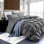 Snowman Goose Down Comforter Pinch Pleat Duvet Insert 750FP,1200TC Cotton. Fixed Price $85.00.