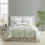 Laura Ashley - Comforter Set, Soft Cotton King, Country Meadow Gold. Fixed Price $117.25.