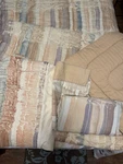 Mary Mcfadden Martex Vintage Comforter Set Wind Drifts Pattern. Fixed Price $120.00.