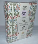 New Historic Royale Palaces Queen Duvet Cover Set Pillow Shams Court Rose Stripe. Fixed Price $149.44.