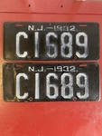 1932 Nj New Jersey License Plate Set C1689 Camden County Ford Chevy Buick. Fixed Price $99.99.