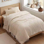 Zzlpp Comforter Set 5 Pieces, Beige Tufted Bed Bag Twin, 01 -. Fixed Price $74.01.