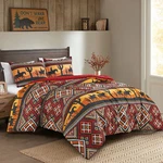 Chezmoi Collection Barrett Sunset Cowboys Printed Microfiber Comforter. Fixed Price $52.99.