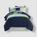 Mi Zone Blue Pipeline Reversible 3-PIECE Comforter Set Twin/twin Xl Size. Fixed Price $35.10.
