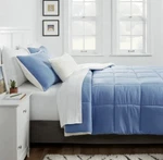 Room Essentials Faux Shearling Microfiber Comforter Size Twin/twin Xl Blue New. Fixed Price $35.50.