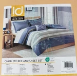 Intelligent Design Complete And Sheet Set Blue/gray ID10-1732 Bedding. Fixed Price $79.99.