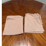 Casaluna Light Rose Pink Standard Shams Set 2 Linen Blend Raw Hem Target Bedding. Fixed Price $23.99.
