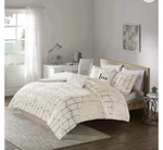 Intelligent Design Raina 5 Piece Metallic Printed Duvet Cover Set Full/queen. Fixed Price $29.00.