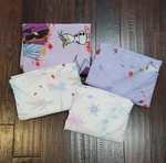 Disney Frozen Twin Bedding Lot 2 Flat Fitted Sheet Throw Blanket 10" Flipazoo. Fixed Price $22.49.